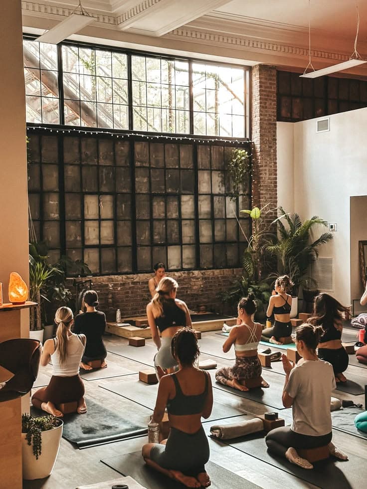 Yoga pose background